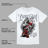 Fire Red 9s DopeSkill T-Shirt Money Loves Me Graphic