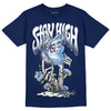 Georgetown 6s DopeSkill College Navy T-shirt Stay High Graphic