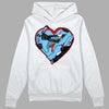 Travis Scott x Jordan 4 Retro 'Cactus Jack' DopeSkill Hoodie Sweatshirt Heart Jordan 4 Graphic Streetwear- White 