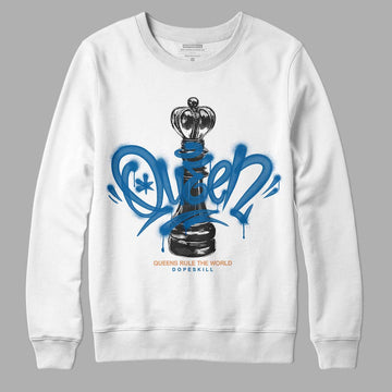 Jordan 3 Retro Wizards DopeSkill Sweatshirt Queen Chess Graphic Streetwear - White