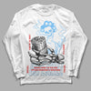 Travis Scott x Jordan 4 Retro 'Cactus Jack' DopeSkill Long Sleeve T-Shirt Show Me The Money Graphic Streetwear - White 