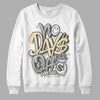 Jordan 4 Retro SE Craft Photon Dust DopeSkill Sweatshirt No Days Off Graphic Streetwear  - White 