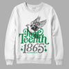 Jordan 2 Retro Lucky Green DopeSkill Sweatshirt Juneteenth 1865 Graphic Streetwear - White