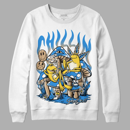 SB Dunk Low Homer DopeSkill Sweatshirt Chillin Graphic - White