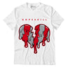 AJ 4 Bred DopeSkill T-Shirt Tear My Heart Out Graphic