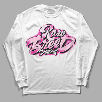 Triple Pink Dunk Low DopeSkill Long Sleeve T-Shirt Rare Breed Type Graphic - White