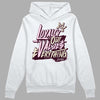 Dunk Low Night Maroon and Medium Soft Pink DopeSkill Hoodie Sweatshirt LOVE Graphic Streetwear - White