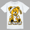 Goldenrod Dunk DopeSkill T-Shirt Hurt Bear Graphic - White 