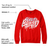 Cherry 11s DopeSkill Varsity Red Sweatshirt Rare Breed Graphic