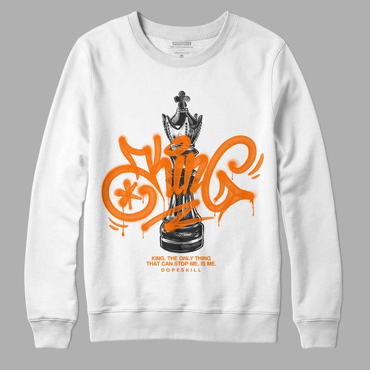 Wmns Dunk Low 'Magma Orange DopeSkill Sweatshirt King Chess Graphic Streetwear - WHite