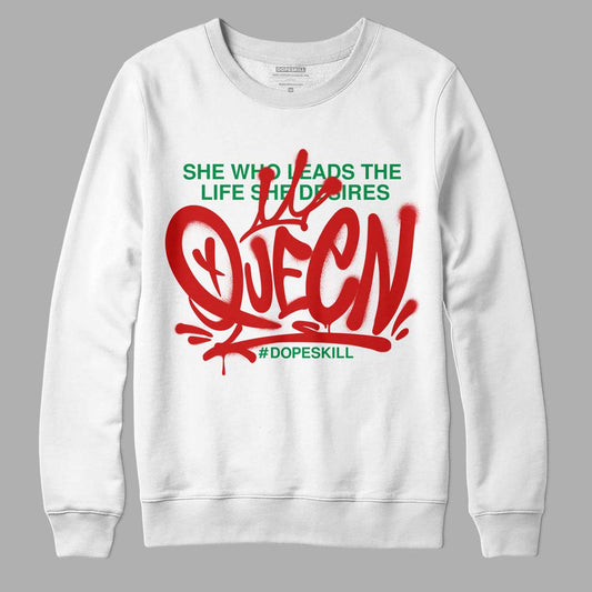 Black History Collection DopeSkill Sweatshirt Queen Graphic - White 