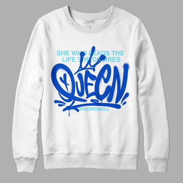 SB Dunk Argon DopeSkill Sweatshirt Queen Graphic - White 