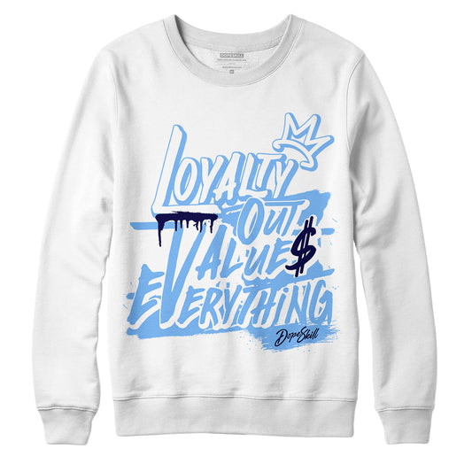 AJ 6 University Blue DopeSkill Sweatshirt LOVE Graphic