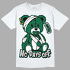 Gorge Green 1s DopeSkill T-Shirt Hurt Bear Graphic - White 