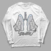 Jordan 11 Retro Low Cement Grey DopeSkill Long Sleeve T-Shirt Breathe Graphic Streetwear - White