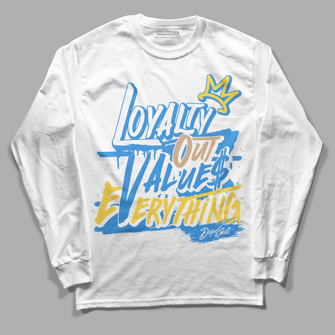 SB Dunk Low Homer DopeSkill Long Sleeve T-Shirt LOVE Graphic - White