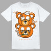 Wmns Dunk Low 'Magma Orange DopeSkill T-Shirt New Double Bear Graphic Streetwear - White