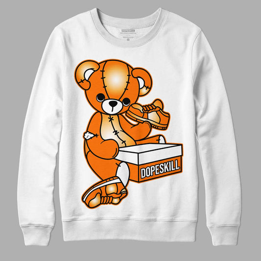 Wmns Dunk Low 'Magma Orange DopeSkill Sweatshirt Sneakerhead BEAR Graphic Streetwear - White