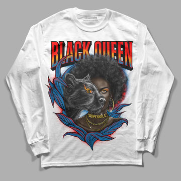 Messy Room 4S DopeSkill Long Sleeve T-Shirt New Black Queen Graphic - White 