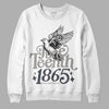 Jordan 6 Retro Cool Grey DopeSkill Sweatshirt Juneteenth 1865 Graphic Streetwear - White