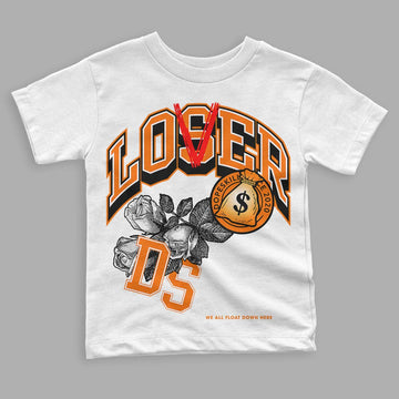 Wmns Dunk Low 'Magma Orange DopeSkill Toddler Kids T-shirt Loser Lover Graphic Streetwear - White