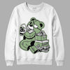 Jordan 4 Retro “Seafoam”  DopeSkill Sweatshirt Bear Steals Sneaker Graphic Streetwear  - White 