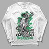 Jordan 1 Low Lucky Green DopeSkill Long Sleeve T-Shirt Juneteenth Graphic Streetwear - White