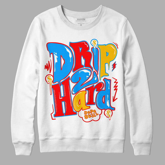 Fruity Pebbles Dunks DopeSkill Sweatshirt Drip Too Hard Graphic - White