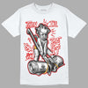 Dunk Low Gym Red DopeSkill T-Shirt Then I'll Die For It Graphic - White 