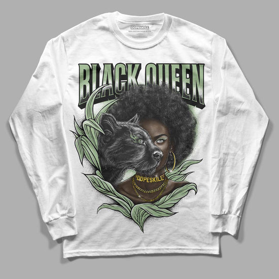Jordan 4 Retro “Seafoam” DopeSkill Long Sleeve T-Shirt New Black Queen Graphic Streetwear - White 