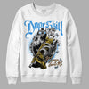 SB Dunk Low Homer DopeSkill Sweatshirt Money Loves Me Graphic - White