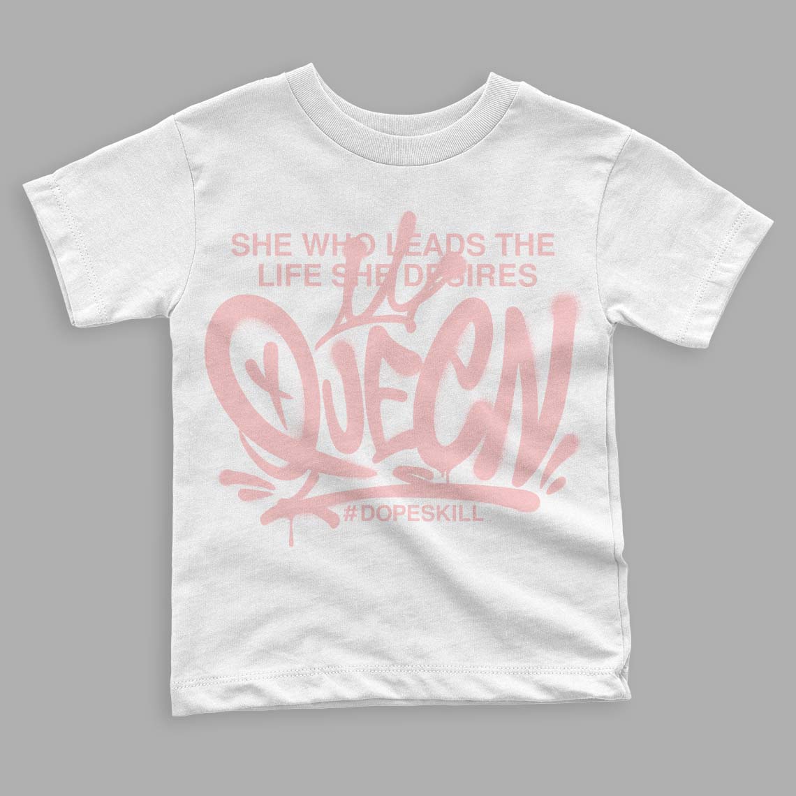 Jordan 1 High OG WMNS Washed Pink DopeSkill Toddler Kids T-shirt Queen Graphic Streetwear - White