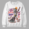 Fruity Pebbles Dunks DopeSkill Sweatshirt Gettin Bored With This Money Graphic - White