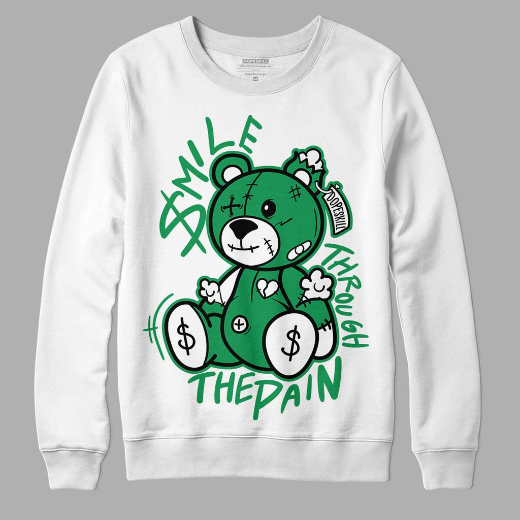 Jordan 6 Rings "Lucky Green" DopeSkill Sweatshirt BEAN Graphic Streetwear - White