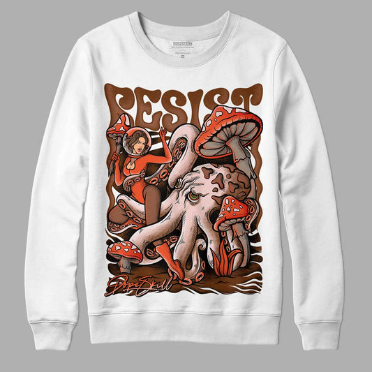 Desert Elephant 3s DopeSkill Sweatshirt Resist Graphic - White