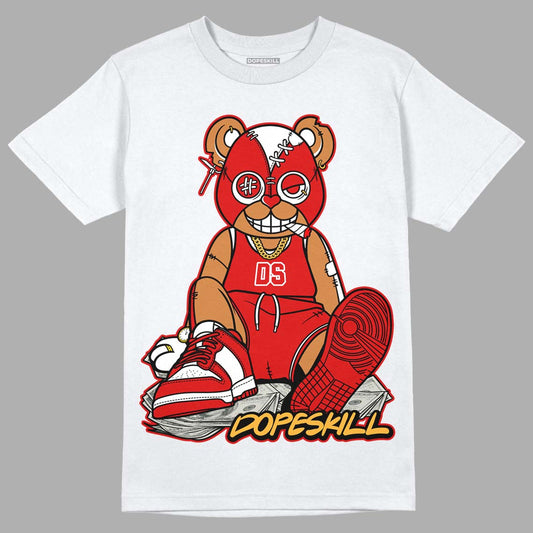 Dunk Low Gym Red DopeSkill T-Shirt Greatest Graphic - White