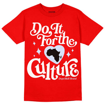 Jordan 11 Retro Cherry DopeSkill Varsity Red T-Shirt Do It For The Culture Graphic Streetwear