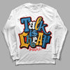 Messy Room 4S DopeSkill Long Sleeve T-Shirt Talk Is Cheap Graphic - White 