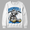 SB Dunk Low Homer DopeSkill Sweatshirt Sick Bear Graphic - White