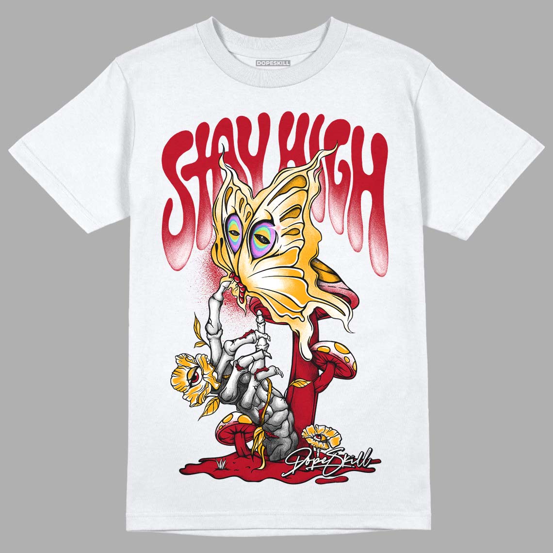 Cardinal 7s DopeSkill T-Shirt Stay High Graphic - White 