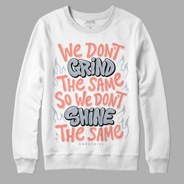 DJ Khaled x Jordan 5 Retro ‘Crimson Bliss’ DopeSkill Sweatshirt Grind Shine Graphic Streetwear - White 