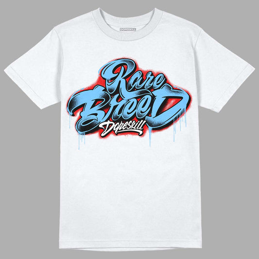 Travis Scott x Jordan 4 Retro 'Cactus Jack' DopeSkill T-Shirt Rare Breed Type Graphic Streetwear  - White