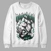 Lottery Pack Malachite Green Dunk Low DopeSkill Sweatshirt Money On My Mind Graphic - White