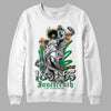 Nike SB x Jordan 4 “Pine Green” DopeSkill Sweatshirt Juneteenth Graphic Streetwear - White 