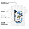 AJ 6 University Blue DopeSkill T-Shirt Number No.6 Graphic