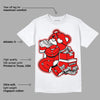 Cherry 11s DopeSkill T-Shirt Bear Steals Sneaker Graphic