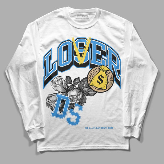 SB Dunk Low Homer DopeSkill Long Sleeve T-Shirt Loser Lover Graphic - White