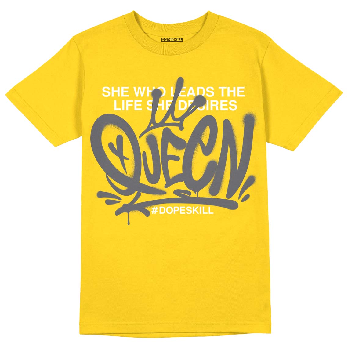 Lightning 4s DopeSkill Tour Yellow T-shirt Queen Graphic 