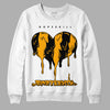 Black Taxi 12s DopeSkill Sweatshirt Juneteenth Heart Graphic - White 