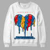 Messy Room 4S DopeSkill Sweatshirt Juneteenth Heart Graphic - White